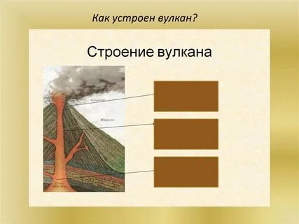 Выбери термин который относится к строению вулканов