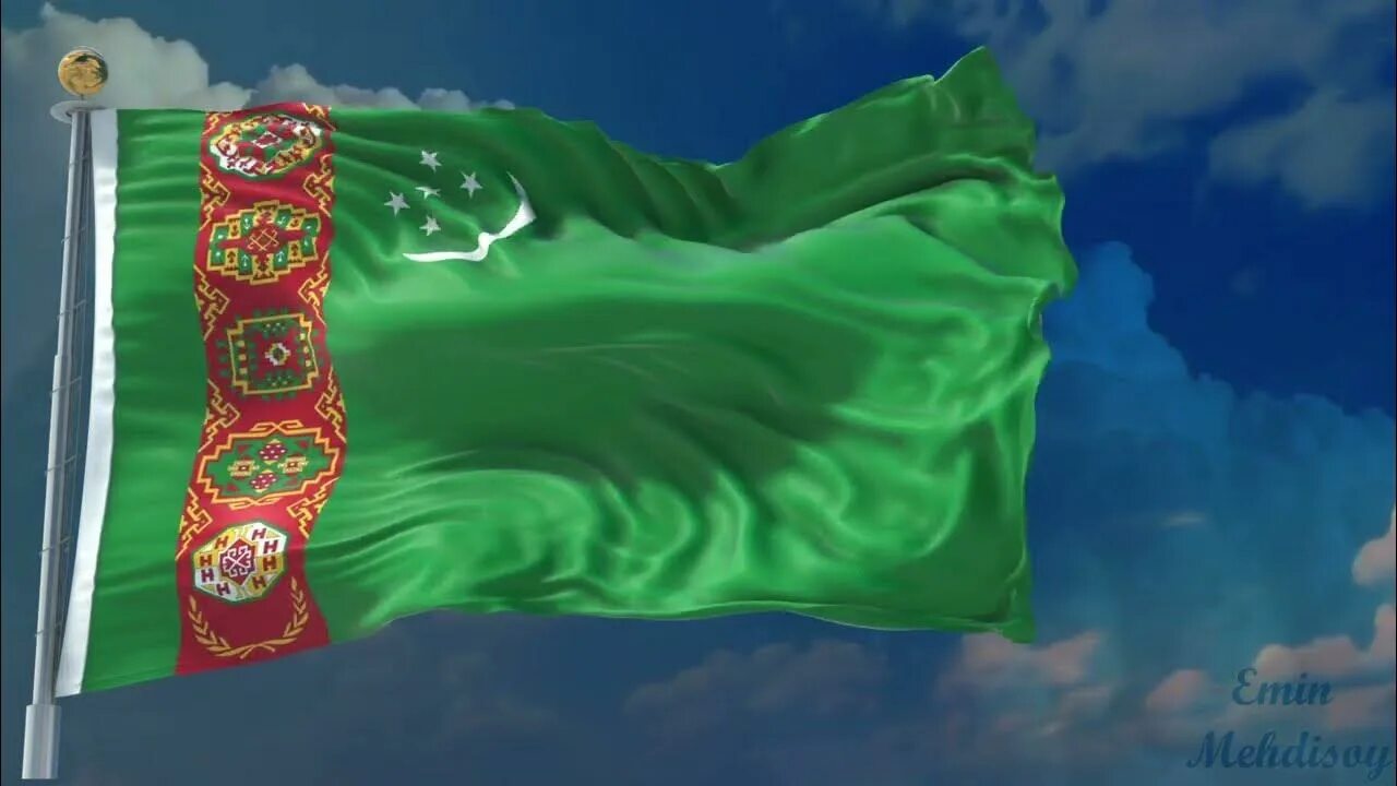 Туркмен видео. Туркменистан Байрак. Байдак Туркменистан. Флаг Туркмении. Флаг Туркменистана гиф.