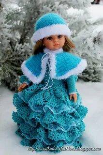 Снегурочка вязаная крючком