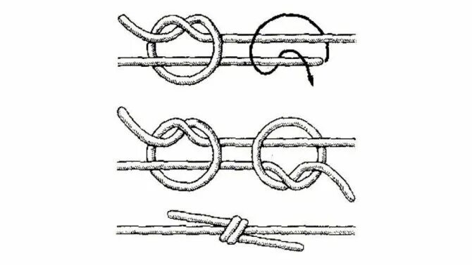 Узлы между лесками. Узел олбрайт (albright knot). Узел олбрайт для плетенки и лески. Узел олбрайт (albright knot). Узлы между лесками.