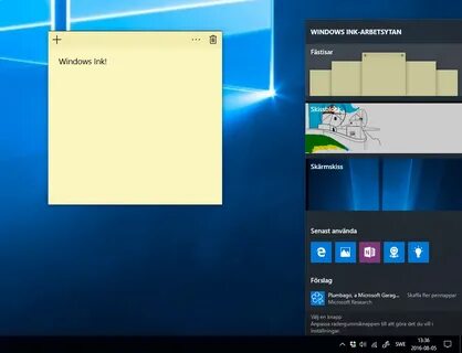 Windows ink