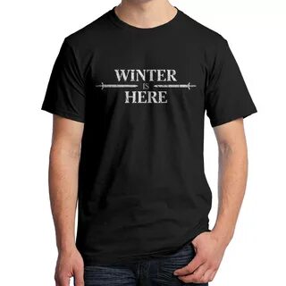 Зима здесь футболки троны Winterfell Jon Snow Tyrion Lannister 2099 sd_domain