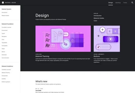 Material design system