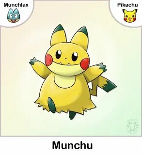 Munchlax + Pikachu Fusion by Twime777 Эволюции Иви, Рисунки, Наброски, Кули...