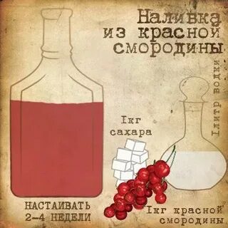 Наливка из замороженной смородины