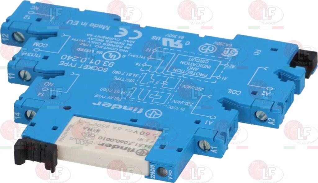 51. 0010. 24vdc, 6a/250vac spdt. 51 34. Ультратонкое реле finder 34.