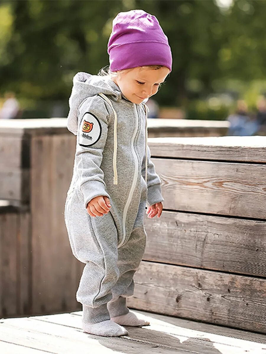Bambinizon комбинезон серый меланж. детская одежда серая. бамбинизон комбинезон с футером. детская одежда серая. папитто комбинезон утепленный с капюшоном 37-529.