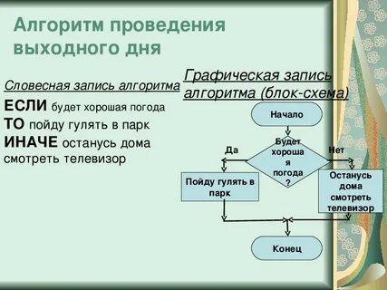 Выполни предложенный алгоритм