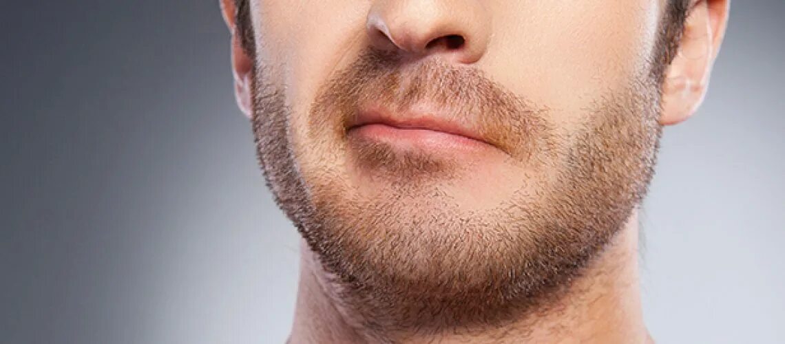 Hairy face. Гладкая щетина. Текстура волос бороды. Пересадка волос борода и усы реклама.