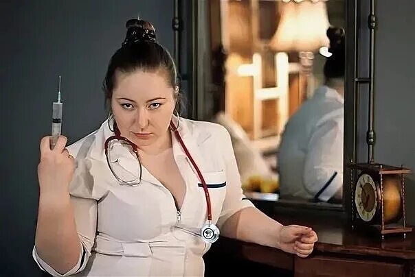 Харди медсестра. Злая врачиха.