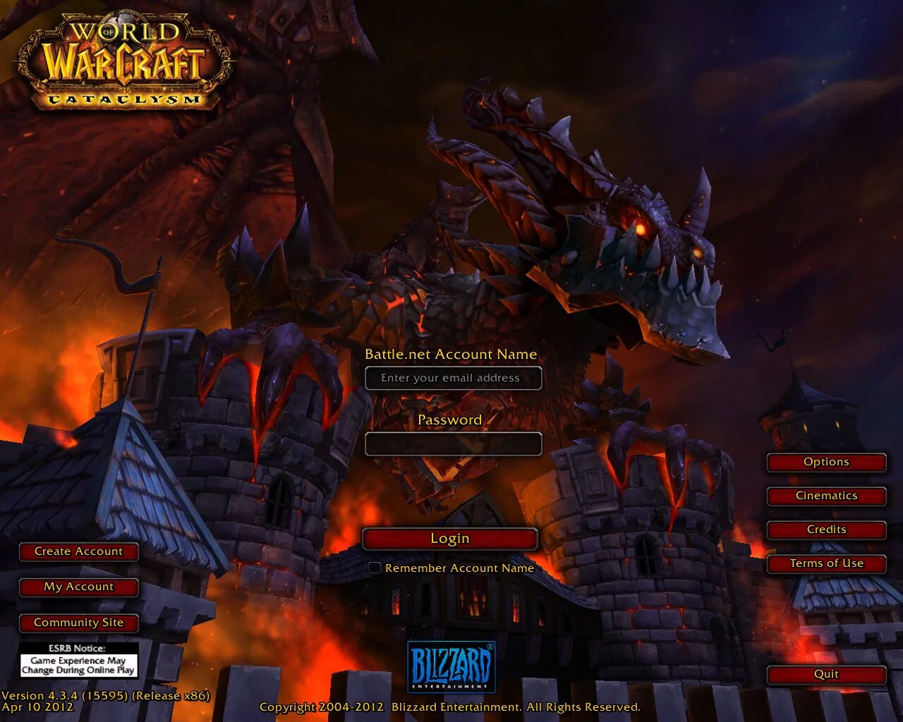 Выход катаклизм классик. World of Warcraft Cataclysm. Ворлд оф варкрафт сервера. Cataclysm login Screen. Cataclysm скрины.