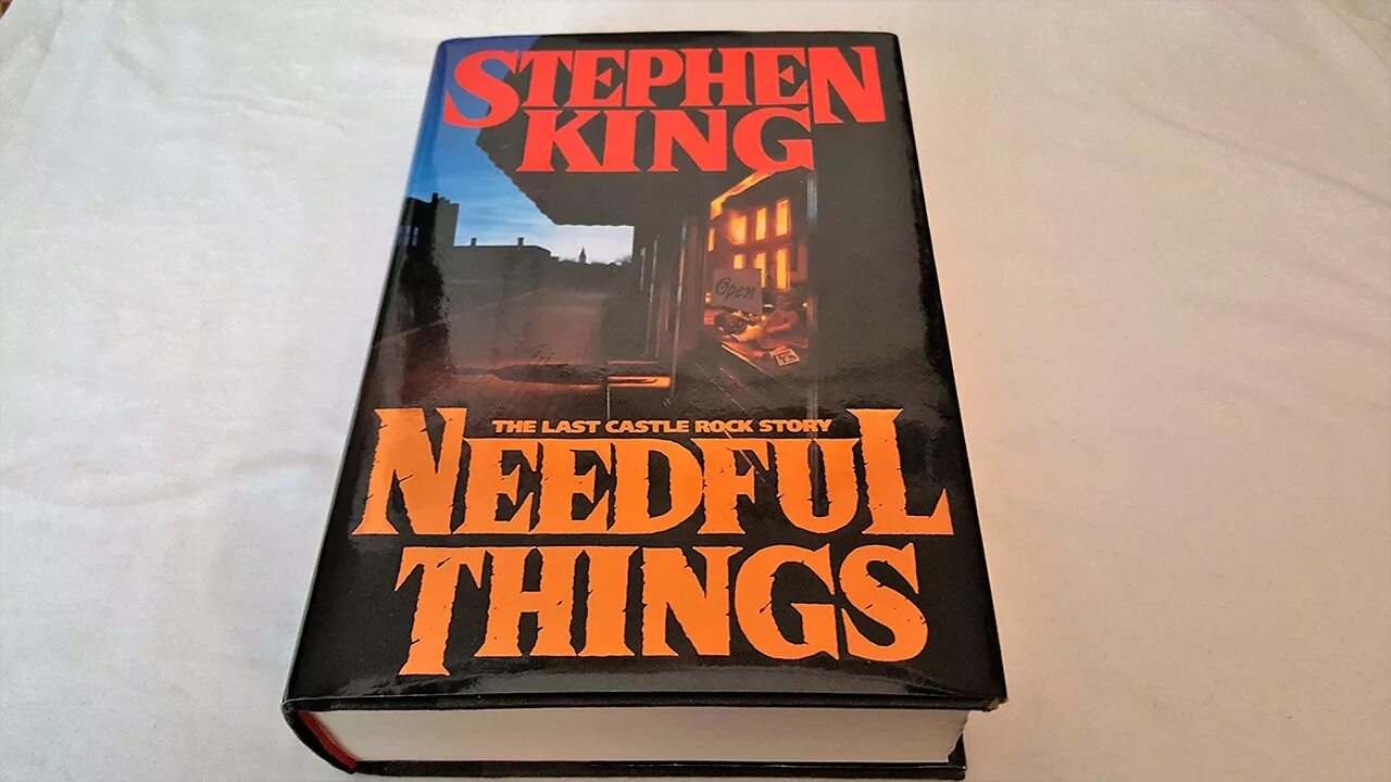 Запрещенные книги стивена кинга. Needful things Stephen King book.