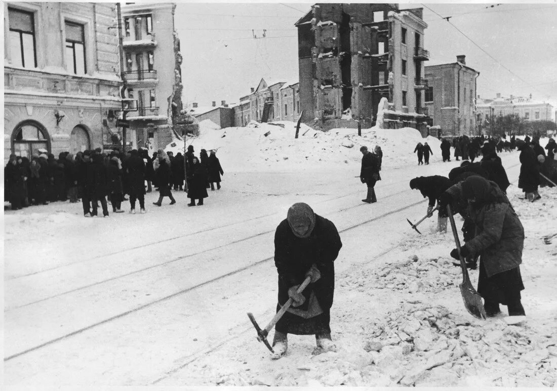 Время блокады ленинграда в великую отечественную. Блокада ленинграда зима 1942.