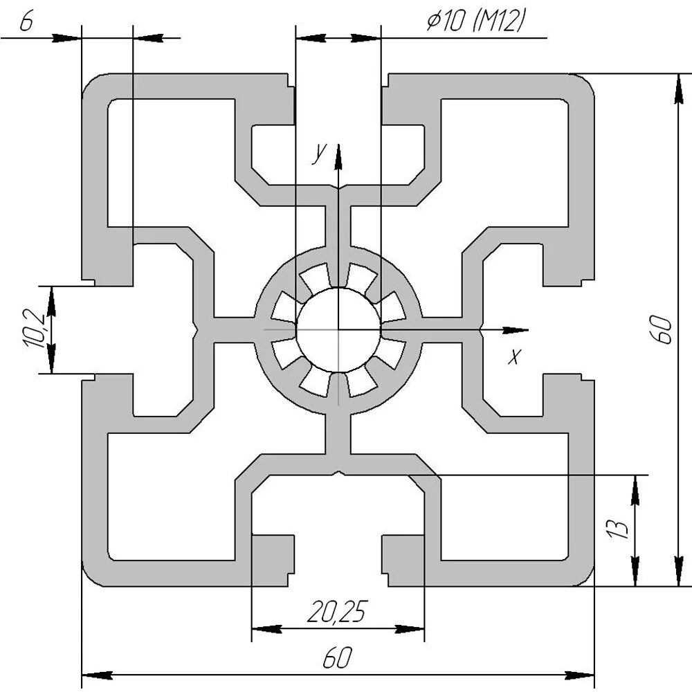 Алюминиевый конструкционный профиль 60х160 для станков. Алюминиевый конструкционный профиль 60*60. Конструкционный алюминиевый профиль чертеж. Слайдинг 60 алюминиевый профиль чертеж.