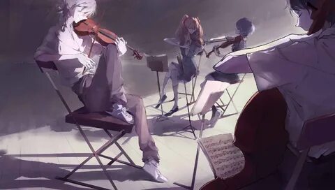 Violins playing and the angels crying