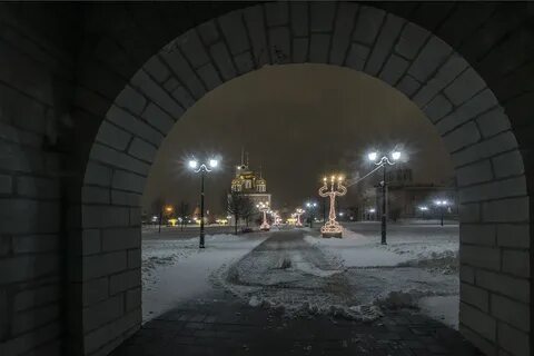 Ворота зимой