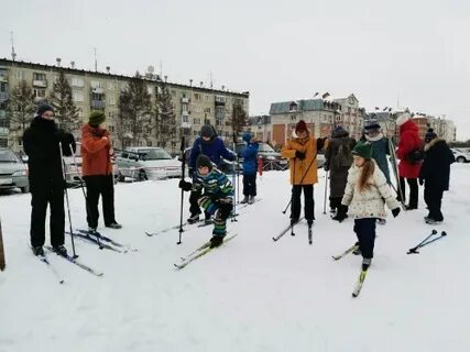 Урок физической культуры лыжи