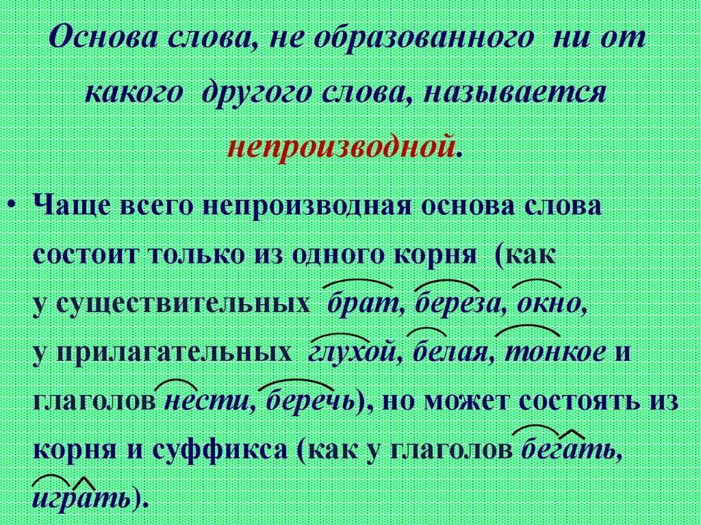 Представляющий от какого слова. Основа слова. Основа слова правило. Что такое основа слова в русском языке. Основа слова это 3 класс правило.