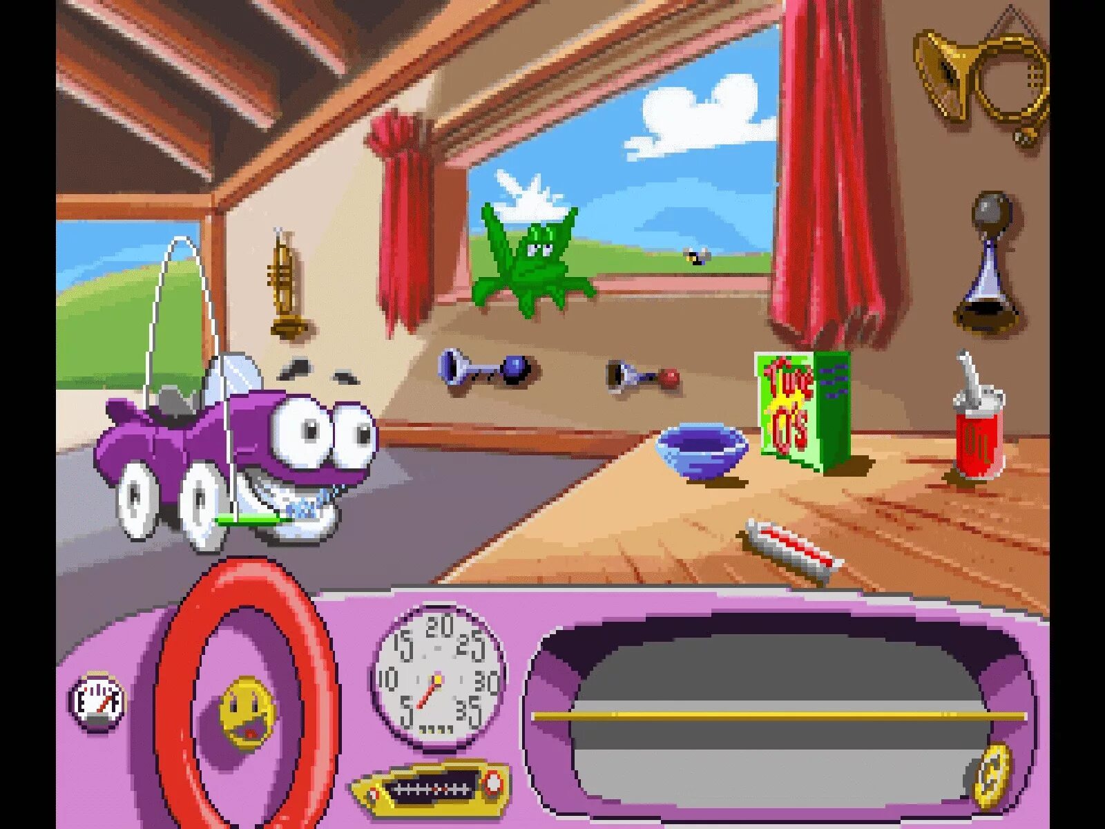 Putt part. Putt putt игра. автомобильчик бип бип игра рыбка. putt putt 1992 game. бип бип на праздничном параде.