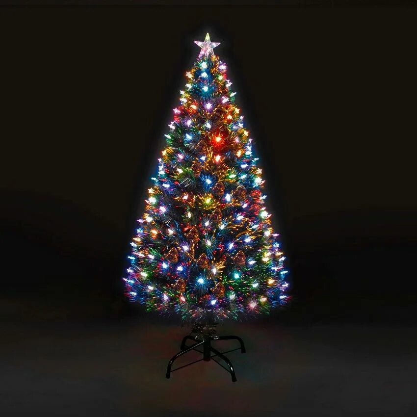 Светящиеся сосны. Файбер елка с разноцветными звездами 180 led - т70 134. Елка светодиодная. Елка Новогодняя искусственная светодиодная. Елка со светодиодами.