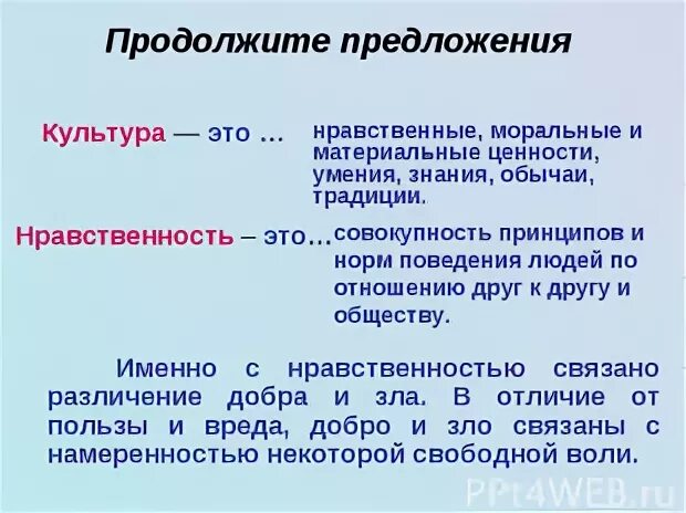 Предложения о культуре