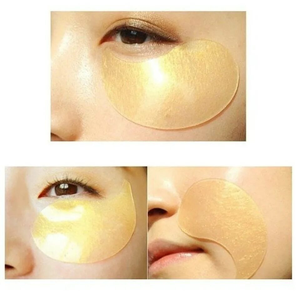 Eye Gel Patches Golden Eye Mask Panda 3шт. Гидрогелевые патчи для век с муцином улитки Petitfee Hydro Gel Eye Patch Gold & Snail. Патчи для глаз Корея JC. Gel Eye Patch Gold & Snail 60 шт.