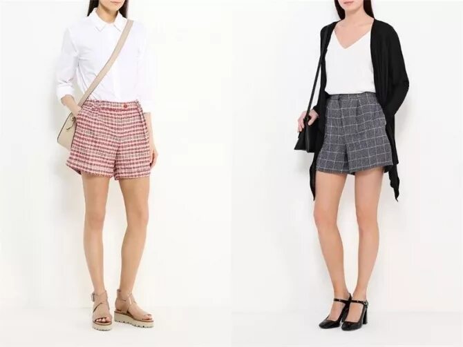 Разнообразные образы с юбкой-шортами. Черные шорты с блузкой. Юбка-шорты. Что одеть под юбку шорты. Верх к черным шортам.