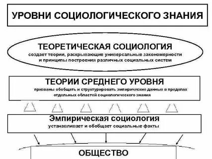 Уровни социологической теории