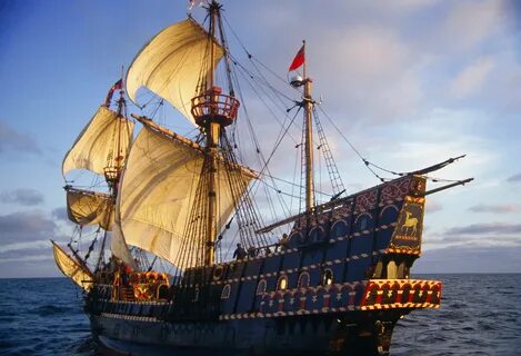 Golden sails
