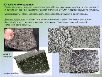 Минеральный состав пород