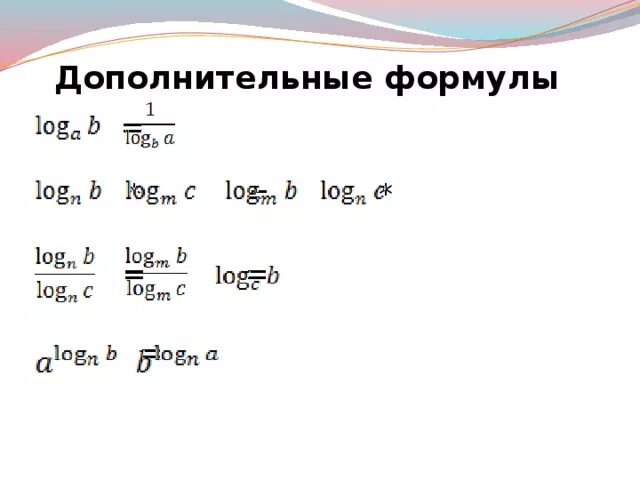 Loga b 5. Log формулы. A loga b. Log a b. Log a b log b a.