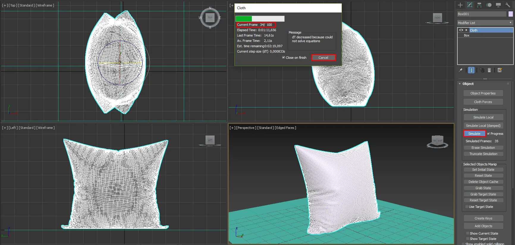 Подушка в 3д макс. Подушка в 3ds max. модификатор подушка 3ds max. моделирование подушек 3 д макс. моделирование подушки в 3d max.