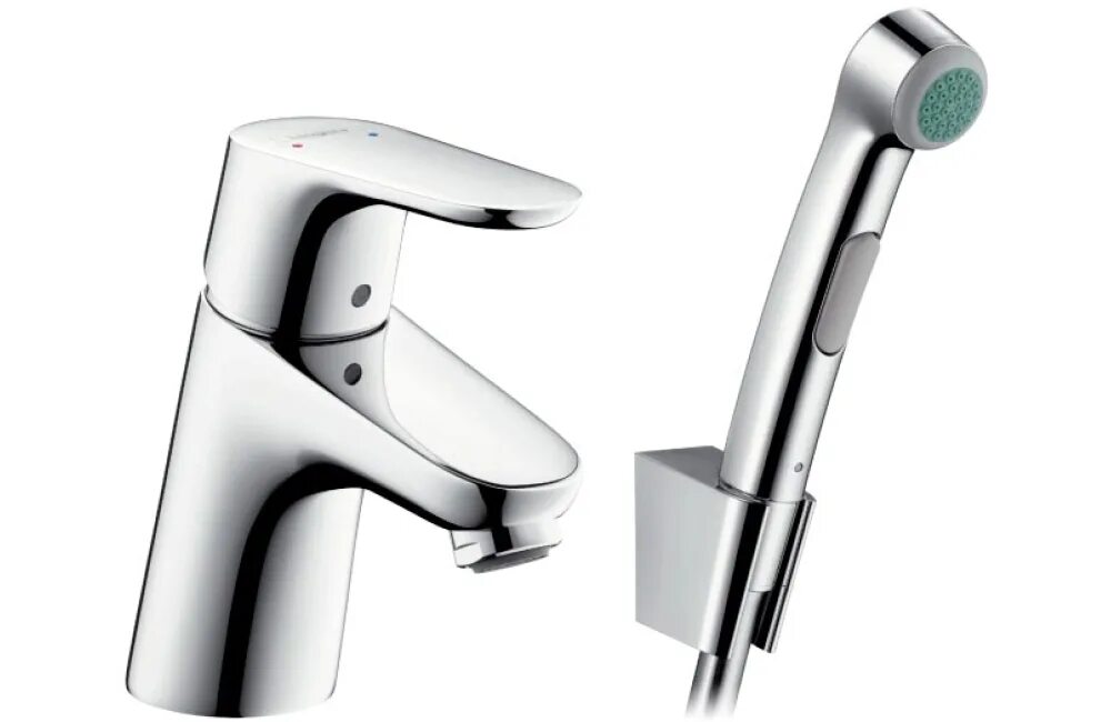 Смеситель с гигиеническим душем Hansgrohe Focus 31927000. 31607000 Hansgrohe. Hansgrohe Focus 31517000. Смеситель для раковины Hansgrohe Focus 31927000.