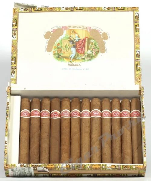 Сигарпро. Сигара Romeo y Julieta № 3. Сигары Romeo y Julieta petit Churchills tubos. Romeo y Julieta кубинские сигары, выпускаемые с конца XIX века..