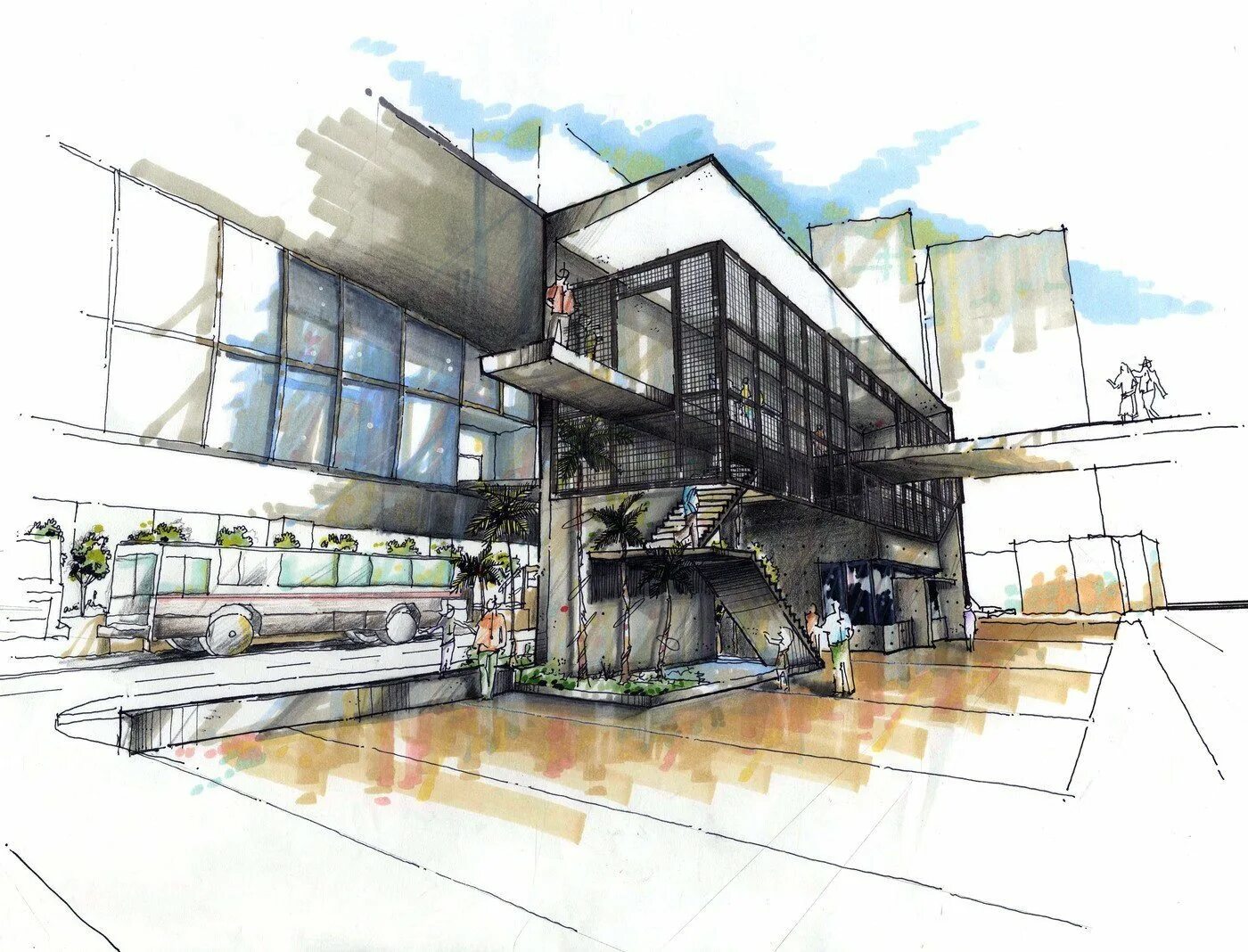 Sketch rendering