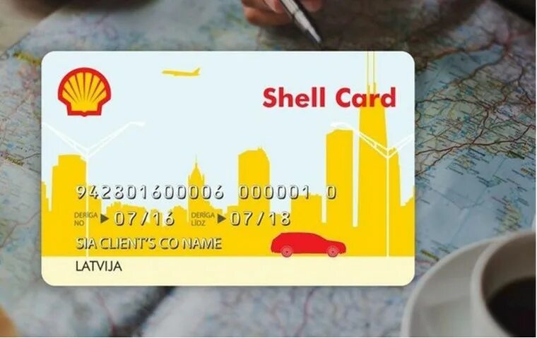 Карты shell