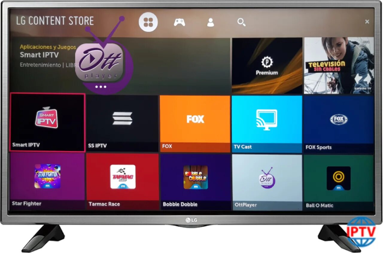 Iptv lg smart tv. LG Smart Store TV приложения. OTTPLAYER для самсунг смарт ТВ. LG Store Smart TV. LG телевизор смарт IPTV.