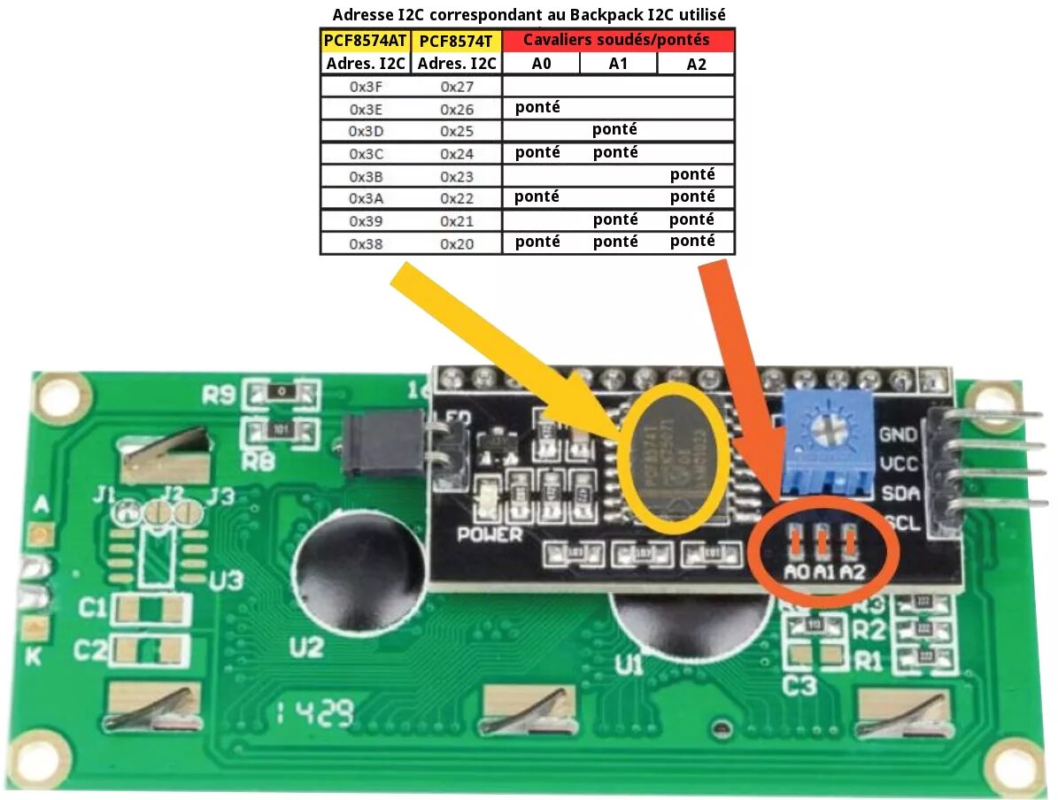 Плата i2c