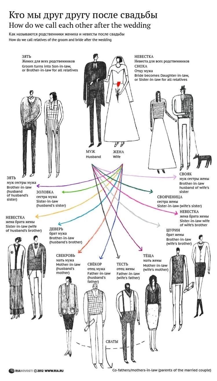 Родственники после брака. Схема родственников после свадьбы. Названия родственников. Кто друг другу после свадьбы. Кто кому приходится после свадьбы.