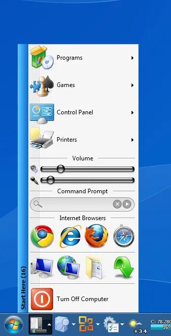 Launcher Bar. True Launch Bar. True Launch Bar Windows 11 Skin. Taskbar Skin.