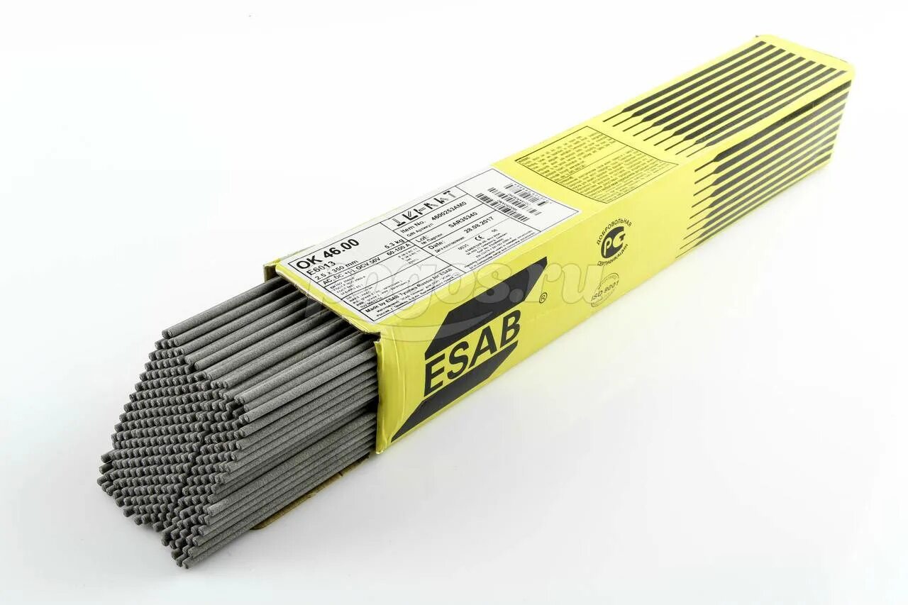 Esab 46.00 3 мм. Электроды ок 46 ESAB. Электроды есаб ок46.00 3мм. Электрод ESAB ok 46.00. Электроды есаб ок46.00 3мм 5.3 кг.