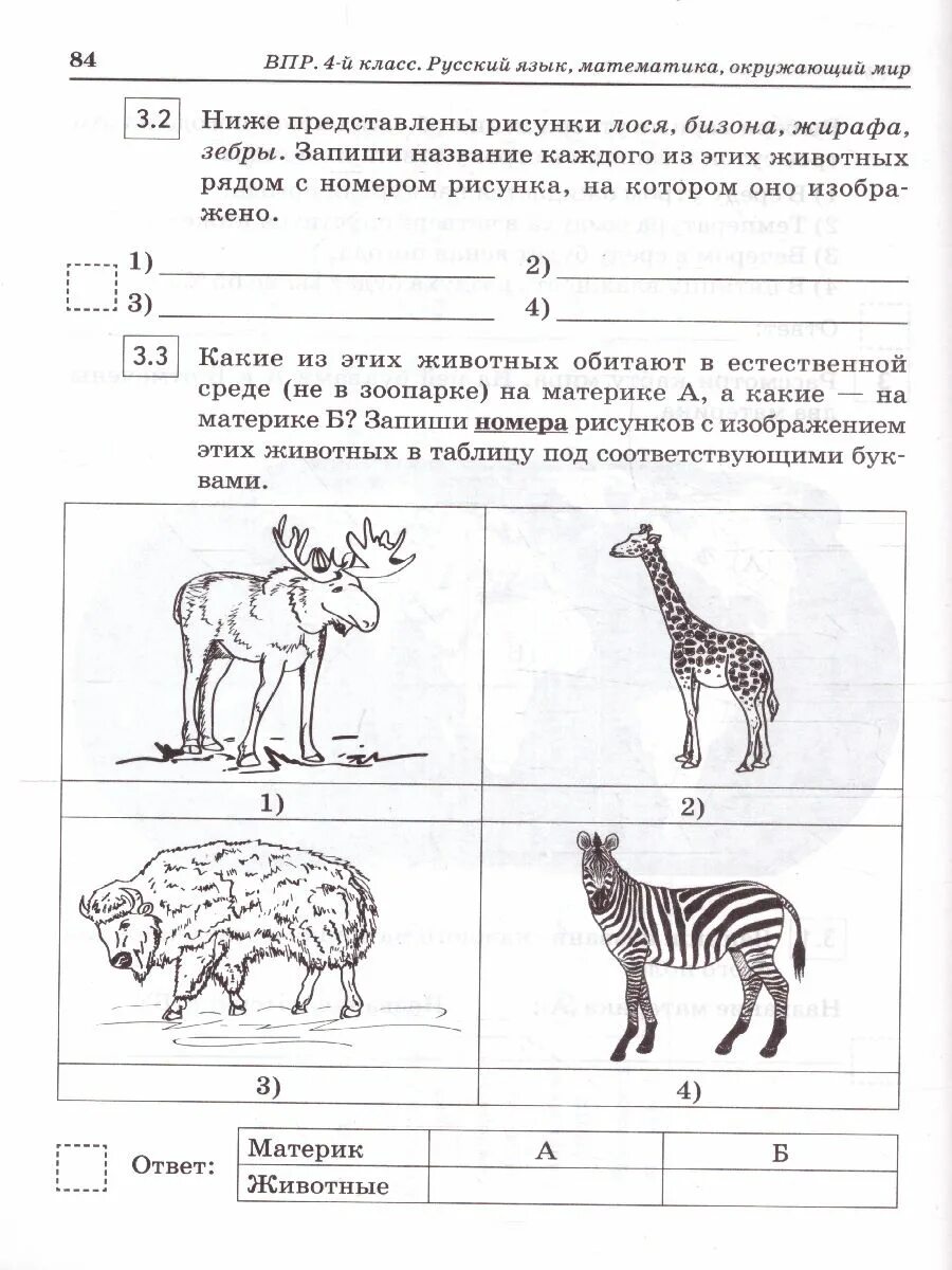 Впр 4 класс русский математика