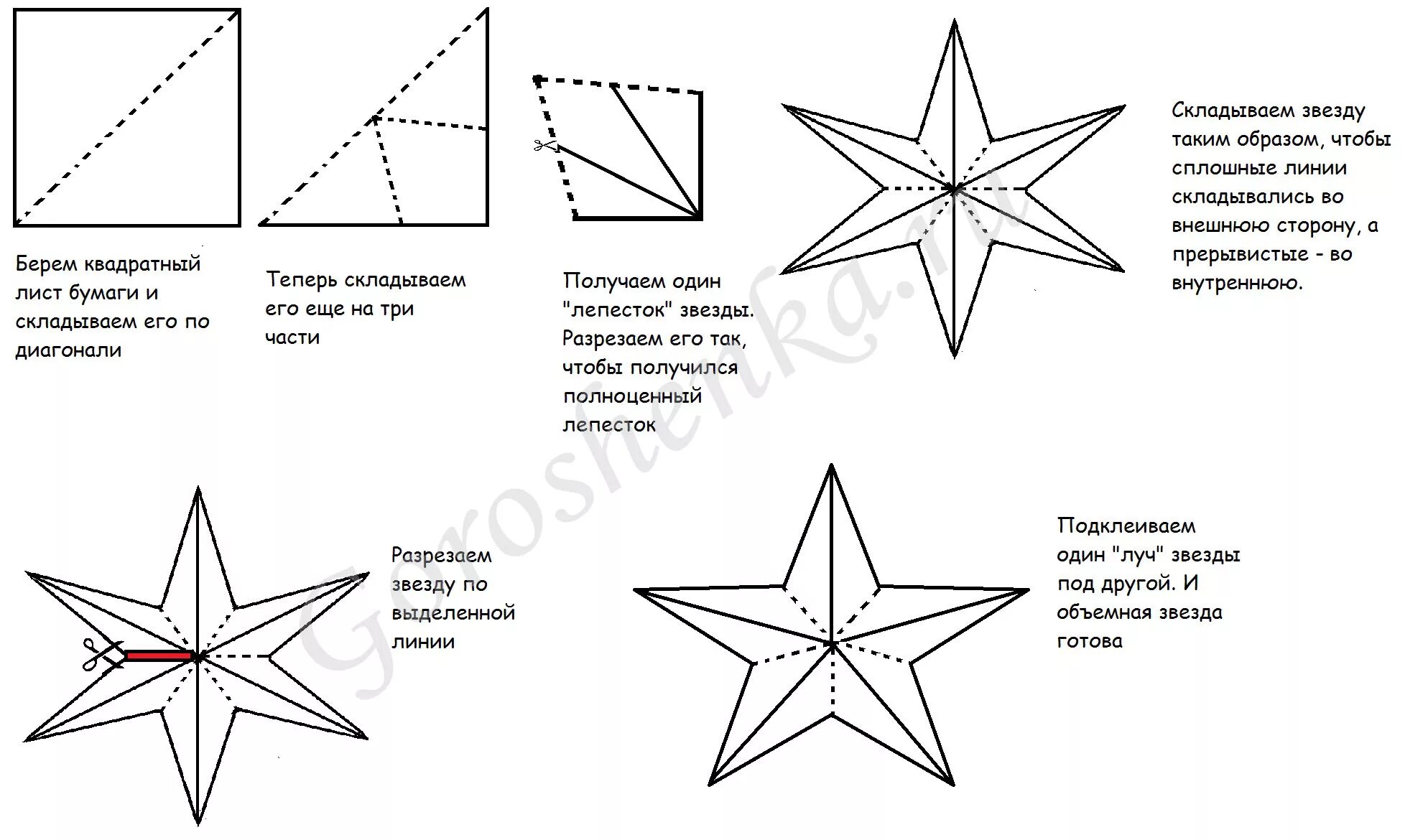 Сделать звезду из бумаги на 9. Объемная пятиконечная звезда из бумаги. Как сделать звезду из бумаги объемную схема поэтапно. Четырехконечная звезда из бумаги объемная схема. Оригами из бумаги звезда объемная пятиконечная схема.