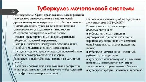 Мочевой туберкулез