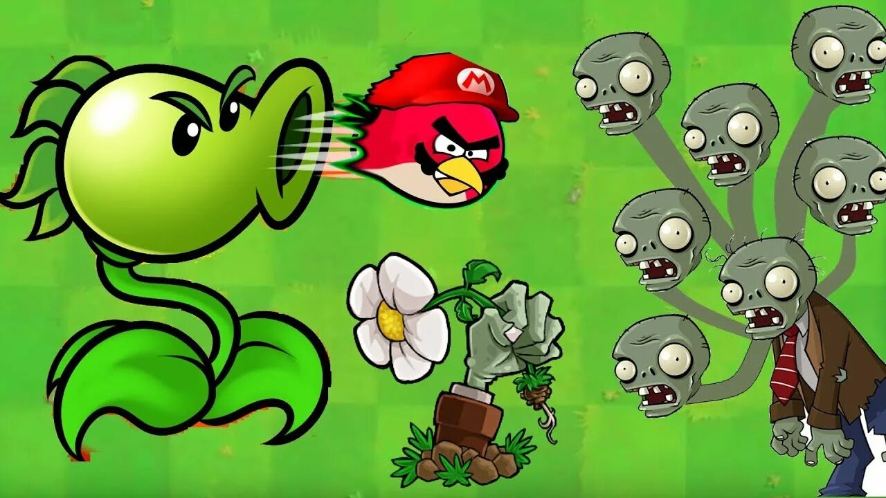 Растения против энгри. Энгри бердз растения против зомби. Plants vs Zombies 2 Peashooter. Angry Birds свинья зомби. Игра зомби против птицы.