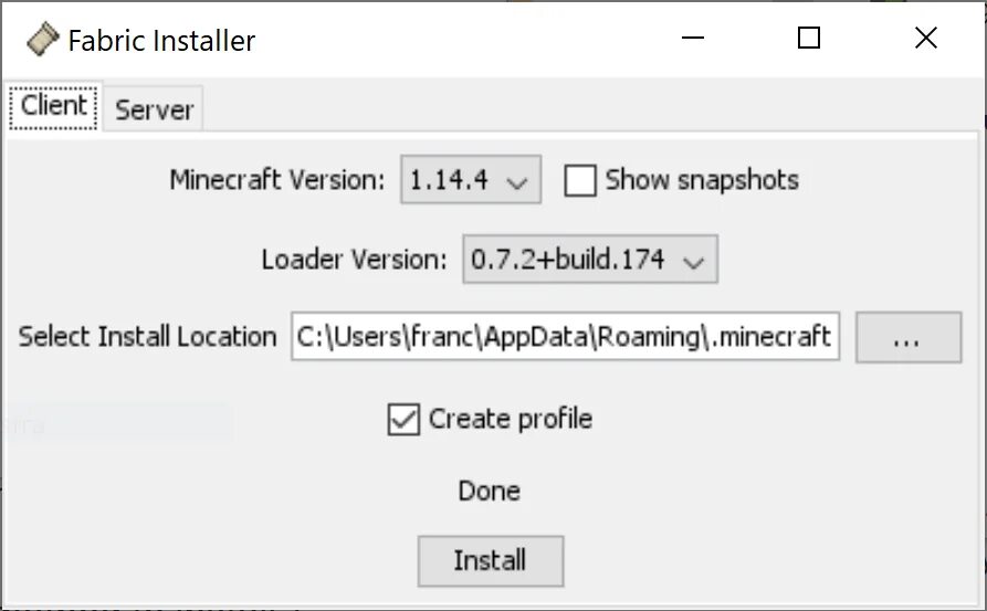 Fabric api 1.19 2. Fabric installer. Установка Fabric. Minecraft Fabric installer. Fabric Loader.