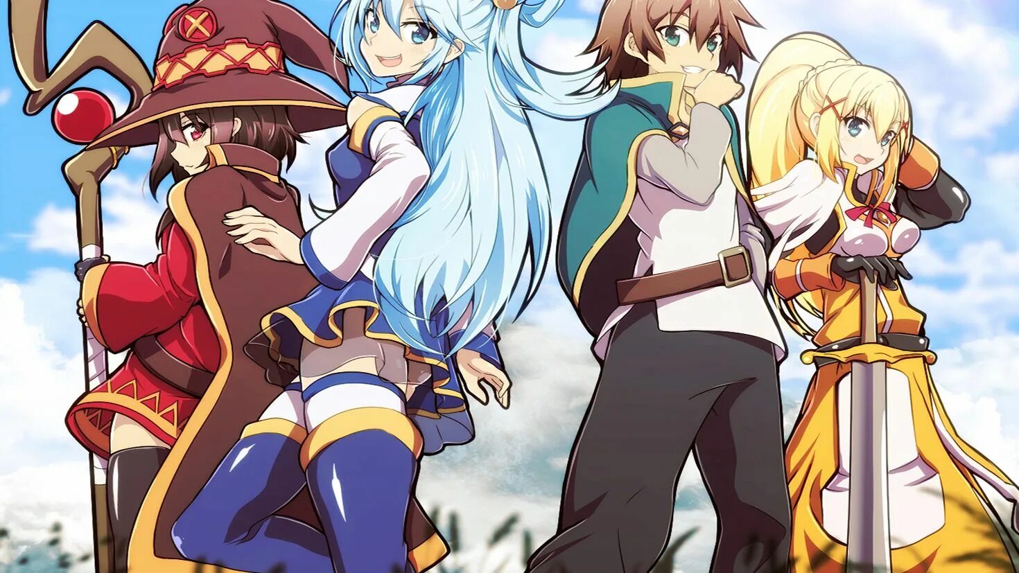 Коносуба джитсу. Konosuba. Aqua Konosuba.