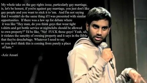 aziz ansari Aziz Ansari, Lgbt, Imaginary Friends, Quotations, Ecards, Marri...