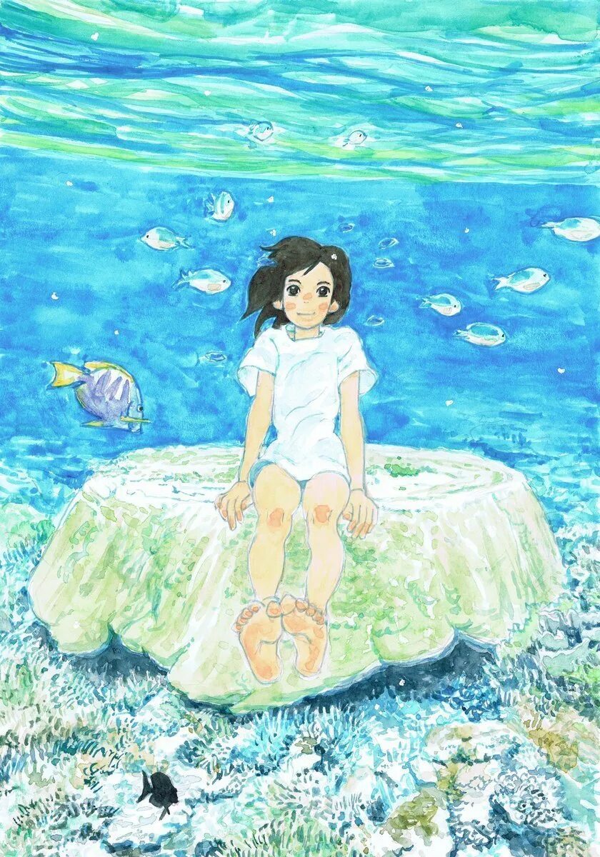 Дети моря 3 часть. Дети моря / Kaijuu no Kodomo, 2019.
