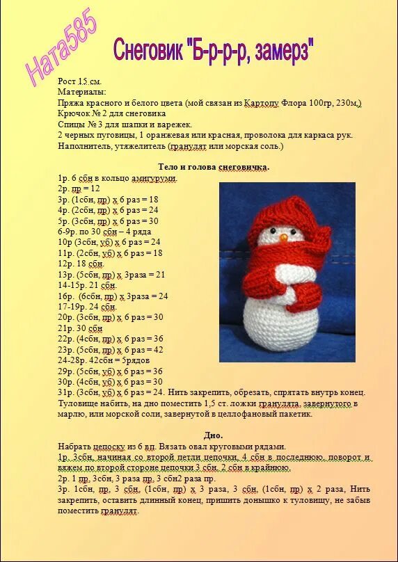 Краткое содержание снеговика